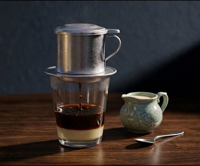 Authentic Vietnamese iced coffee (cà phê sữa đá) from Treehouse Cà Phê